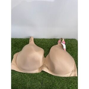 Cacique Modern Collection Lightly Lined Full Coverage Bra Beige 50G NWT
